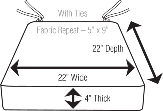 Seat Example Fabric Yardage