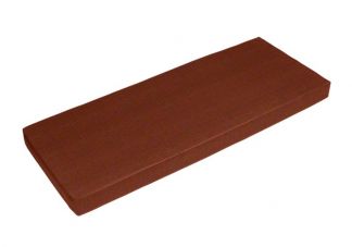 Sunbrella Linen Chili Bench Cushion