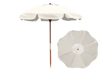 7.5 White Beach Umbrella