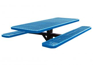 In Ground Rectangle Picnic Table