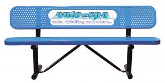 sublimated perforated bench