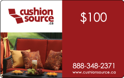 $100 Cushion Source Gift Card