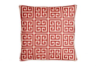 Premier Prints Towers Primary Red Pillow