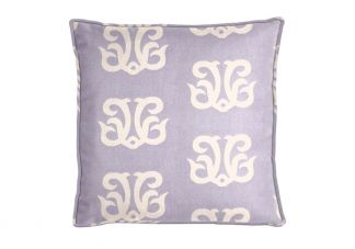 Al Fresco Dolphin Crest Sea Lavender Pillow