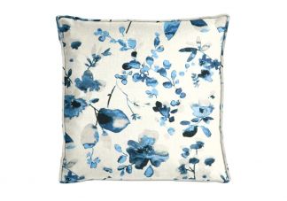 Highland Taylor Watercolor Blue Pillow