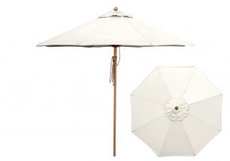 Frankford White Market Umbrella