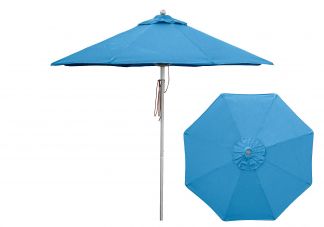 Frankford Umbrellas Capri Blue Greenwich Market Umbrella