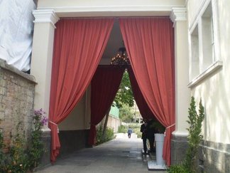 outdoor drapes, curtains,sunbrella