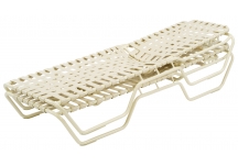 Country Club Cross Weave Strap Extended Chaise Lounge