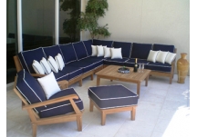 Miami Deep Seating Teak Sectional