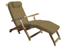 Teak Steamer Cushion