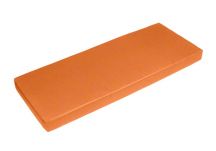 Sunbrella Tangerine Bench Cushion