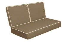 custom wicker loveseat cushions