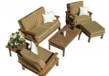 6-Piece Miami Deep Seating Teak Set