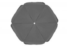 6 Panel Patio Umbrella Logo Top