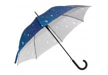 Auto-Open Rain Drop Print Umbrella