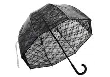 Premium Fiberglass Bubble Umbrella - Black Lace