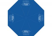 Ford logo umbrella proof