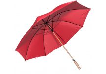 Wooden Shaft Golf Umbrella-Red