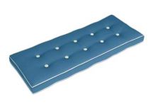 Deluxe Custom Bench Cushion with Buttons, Custom Bench Cushion with Buttons