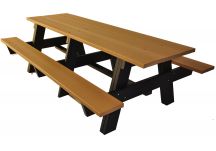 A FRAME PICNIC TABLE