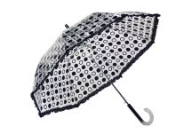 Black Polka Dot Rain Umbrella