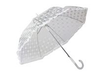 White Polka Dot Rain Umbrella