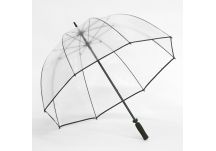 Clear Golf Bubble Umbrella with Black Trim