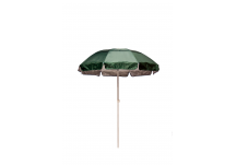 6.5 Solar Reflective Lifeguard Umbrella with Forest Green Outside