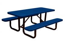 picnic table, commercial site furnishings, standard perforated table