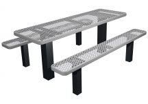 picnic table, commercial picnic table, permanent mount picnic table