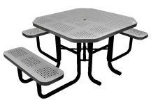 46 Perforated Octagonal Picnic Table