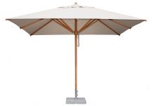 6.5' x 10' Rectangle Bamboo Market Umbrella