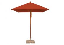 7' Commercial Square Bamboo Umbrella