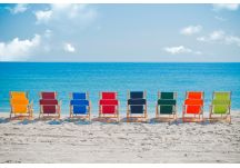 Classic Oak Wood Beach Chairs