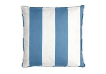 Al Fresco Cabana Stripe French Blue Pillow