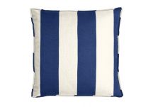 Al Fresco Cabana Stripe Royalty Blue Pillow