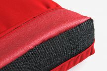 Sunbrella Rain cushion full-coverage flap and Shadow mesh panel