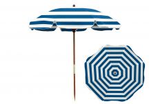 Blue Striped Beach Umbrella
