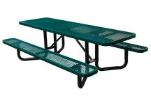 Y-Base Expanded Metal ADA Picnic Table