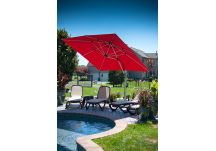 10 ft x 10 ft Square Frankford Aurora Cantilever Umbrella