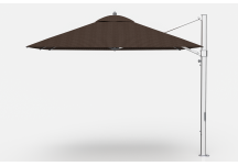 10 ft x 10 ft Square Frankford Aurora Fiberglass Cantilever Umbrella