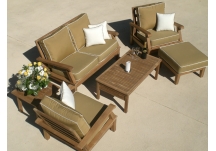 deep seating teak furniture