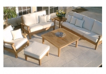 teak deep seating sofa