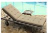 Custom Chaise cushion with buttons