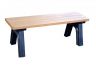 Polly Products Deluxe 4 ft. Flat Bench in Black/Black