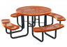 Expanded Metal Round Picnic Table