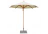 8 3" Levante Ecru Bamboo Market Umbrella