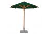 8 3" Levante Green Bamboo Market Umbrella