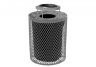 Expanded Metal Trash Can with Ash Bonnet Lid